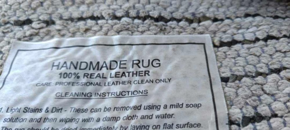 Carpete em pele  com pouco uso