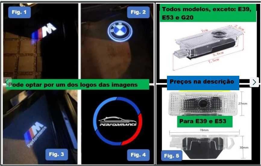 KIT Capas Pedal ///M e outras BMW Caixa Manual ou Automática