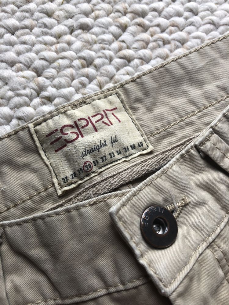 Esprit beżowe chinosy 30/34