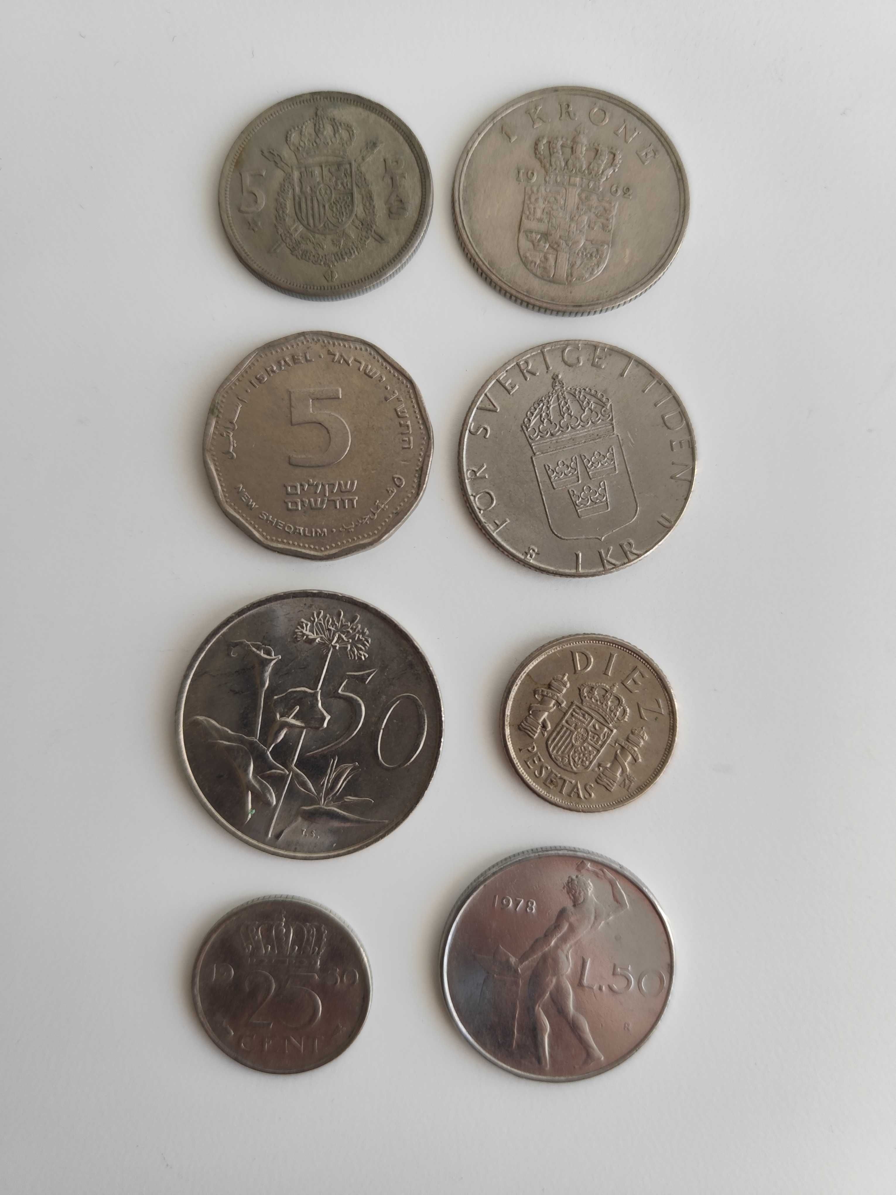 Moedas de vários países