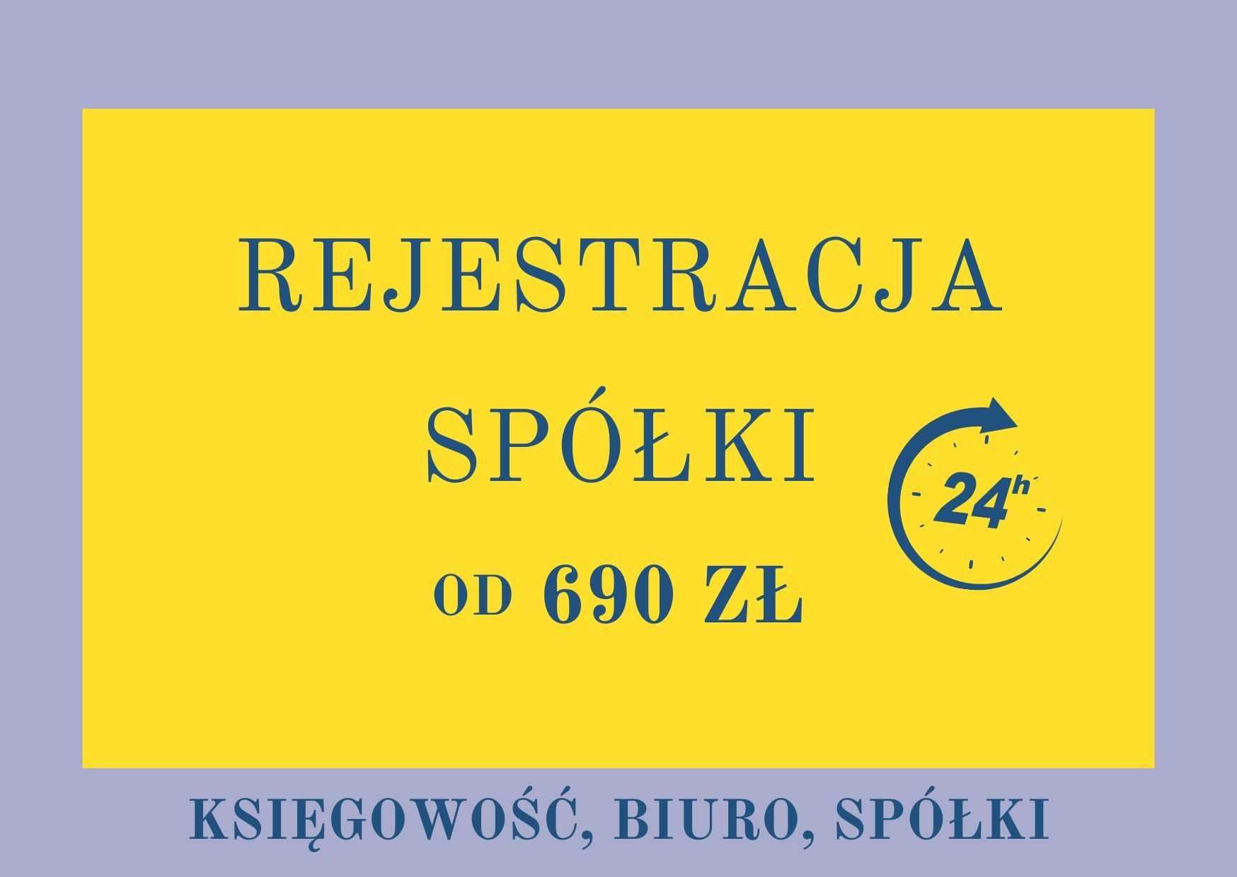 Rejestracja spółki /gotowa spółka / Biuro / księgowość