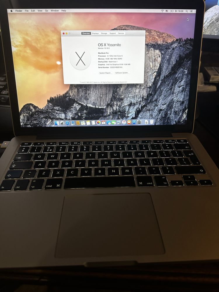 Ноутбук MacBook PRO 13” 2015 A1502 Retina. 8/256 Gb