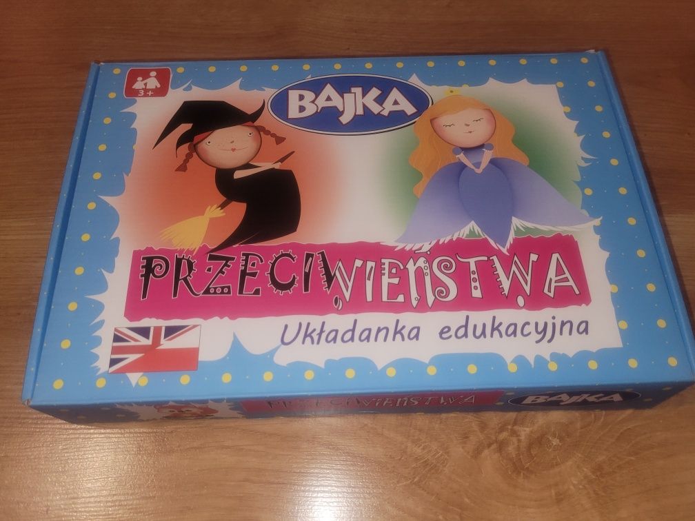 Bajka - Układanka edukacyjna - Przeciwieństwa.