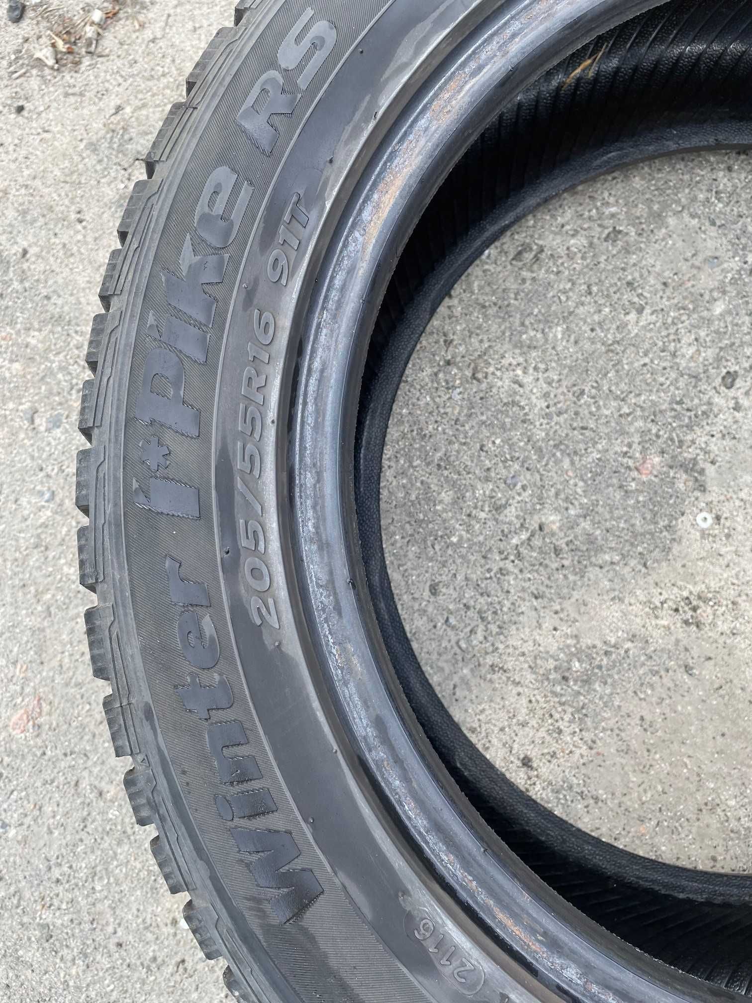 205/55/16 Hankook winter i pike rs гума зима