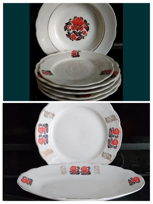 Тарелки праздничные СССР