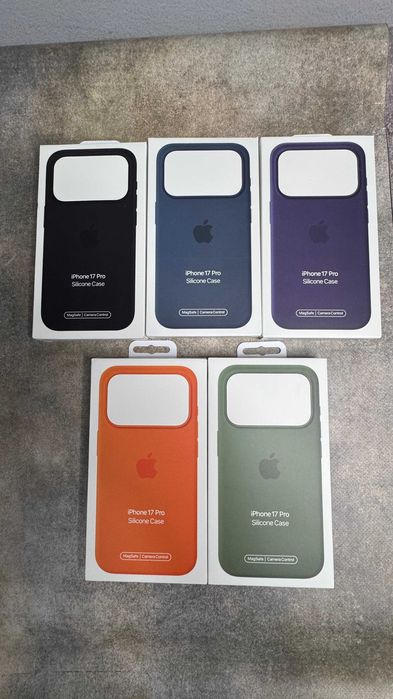 Чохол Silicone Case MagSafe з кнопкою + Animation iPhone 17 17 Pro Max