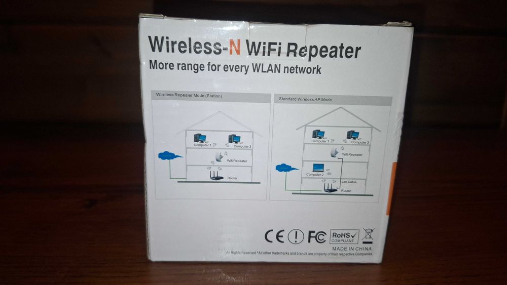 Wi-Fi Wireless Repeater - Repeater Bezprzewodowy Wi-Fi