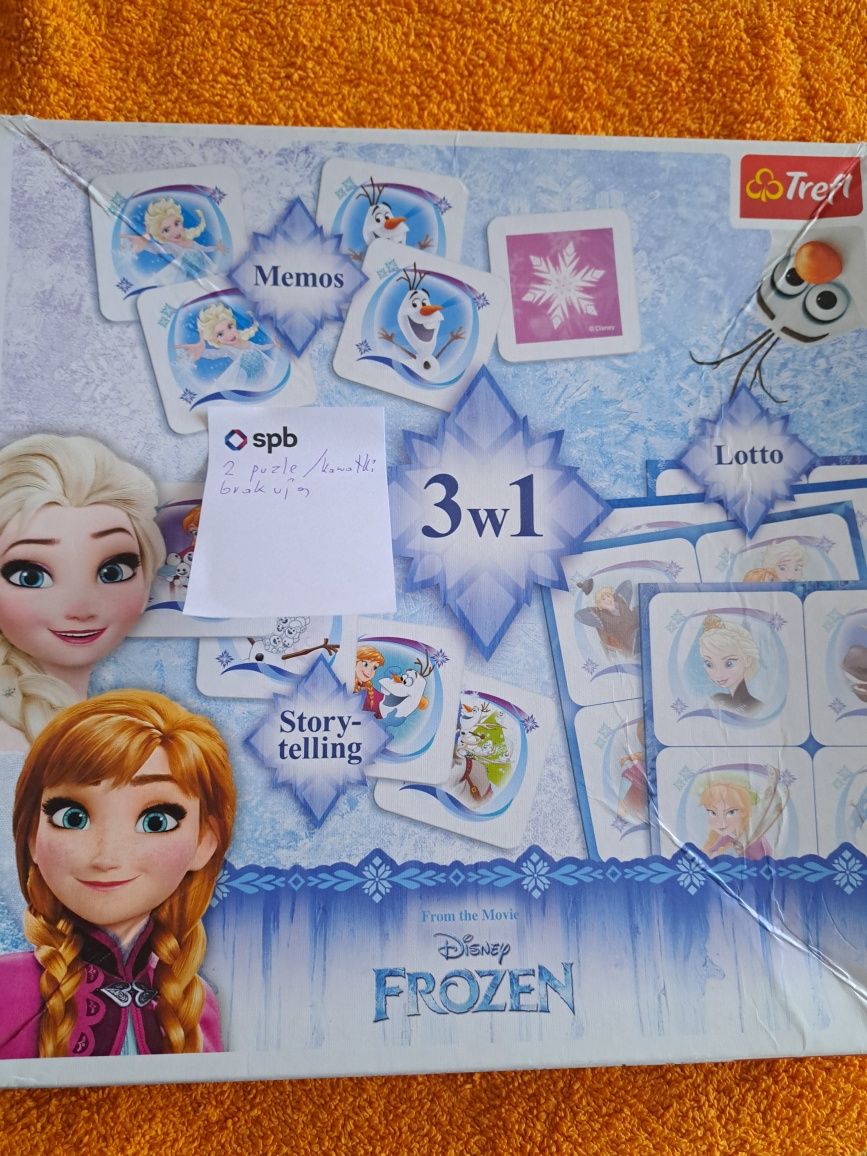 Gra ELSA frozen kraina lodu 3w1