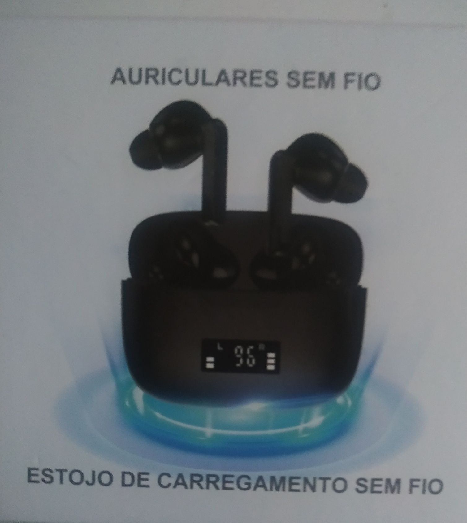 Auriculares sem fios como novos
