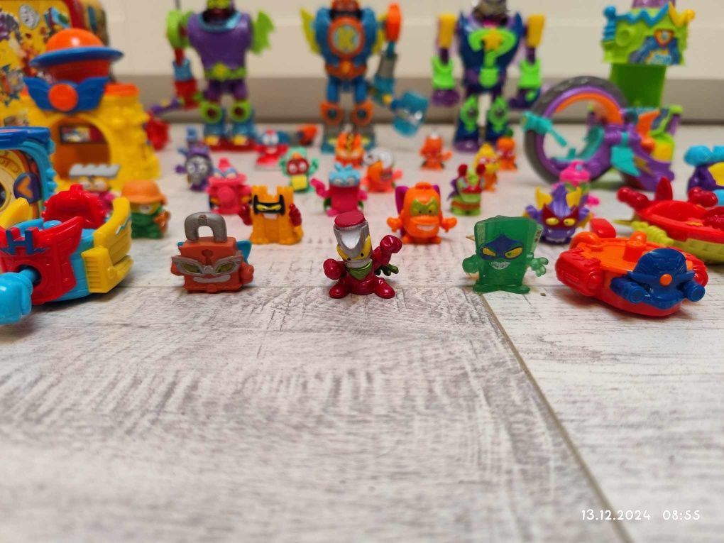 Zestaw super zings things 3 x bot superbot robot enigma kazoom power f