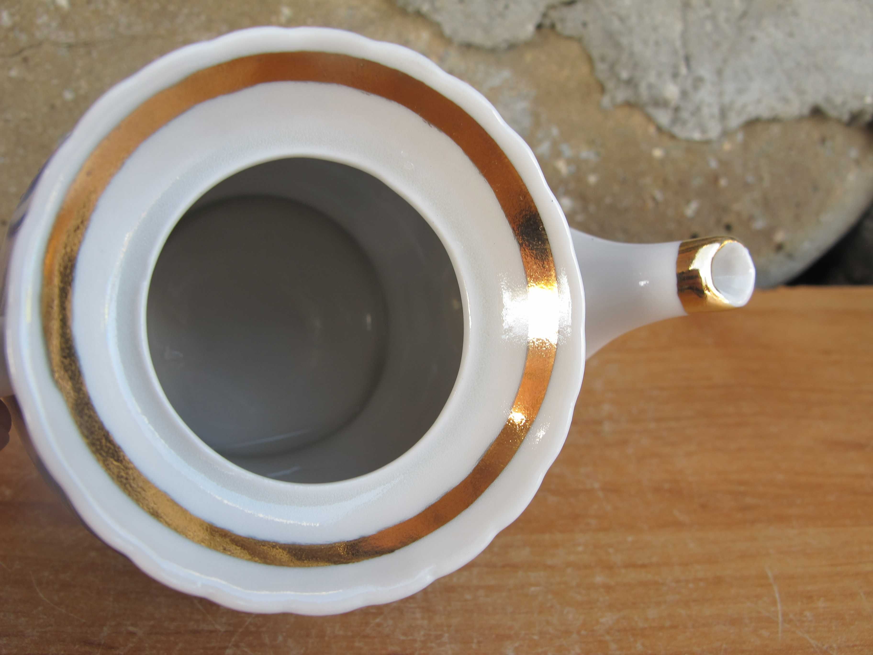 DUŻY Porcelanowy Dzbanek Kawa/Herbata_poj. 2 l