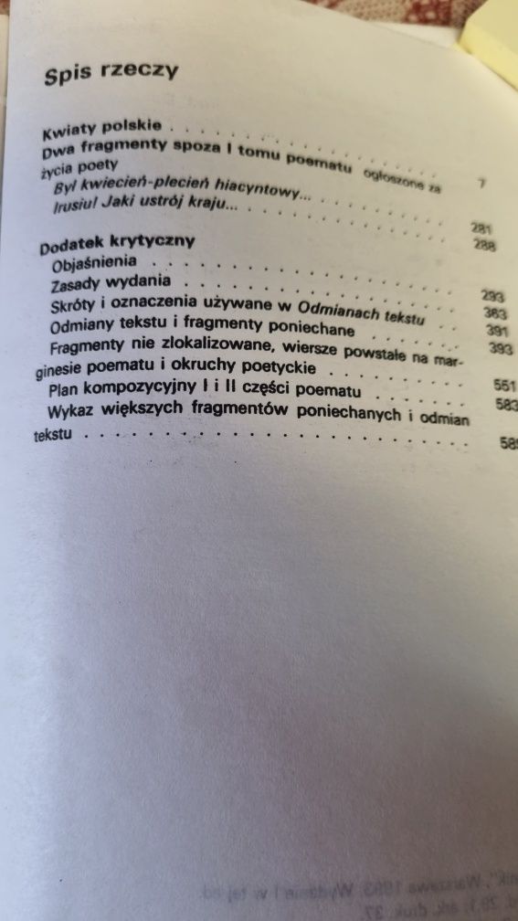 Julian Tuwim  Kwiaty polskie.