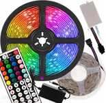 TAŚMA LED 5050 kolorowa wodoodporna 5M RGB + PILOT