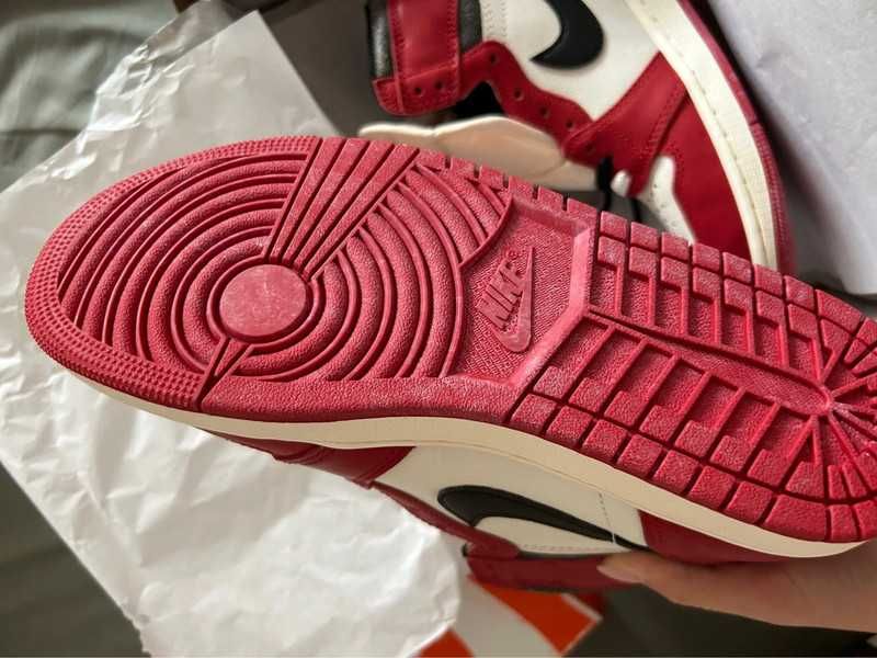 Jordan 1 Retro High OG Chicago Lost And Found R.45