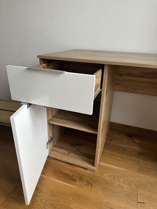 Biurko Zele i regał Zele BRW + fotel do biurka gratis
