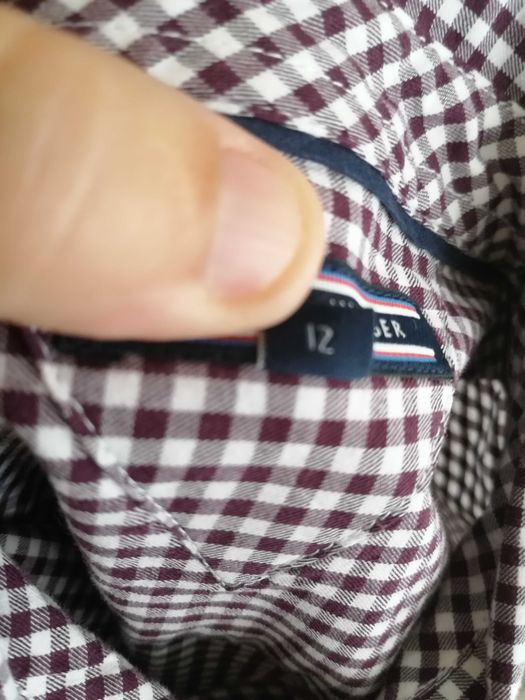 Camisa de menino Tommy Hilfiger, tamanho 12