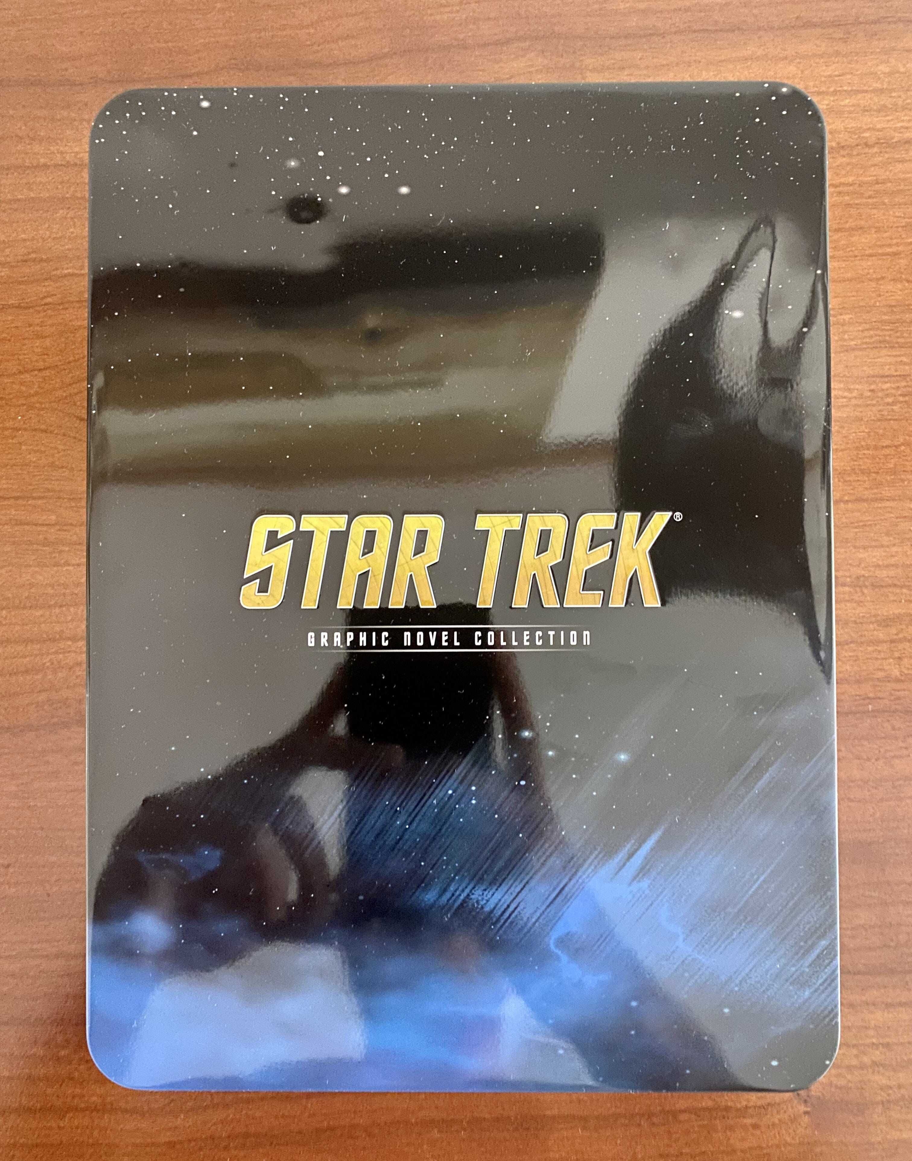 Mini posters Star Trek em caixa metalica