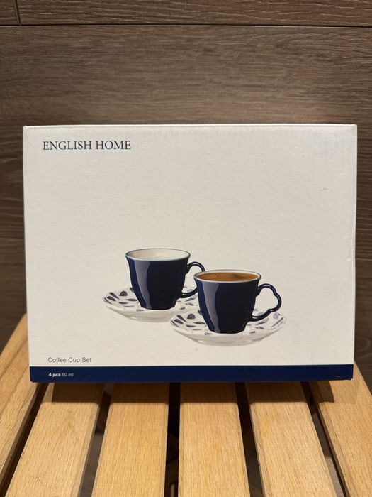 Набір чашечок і блюдець English Home