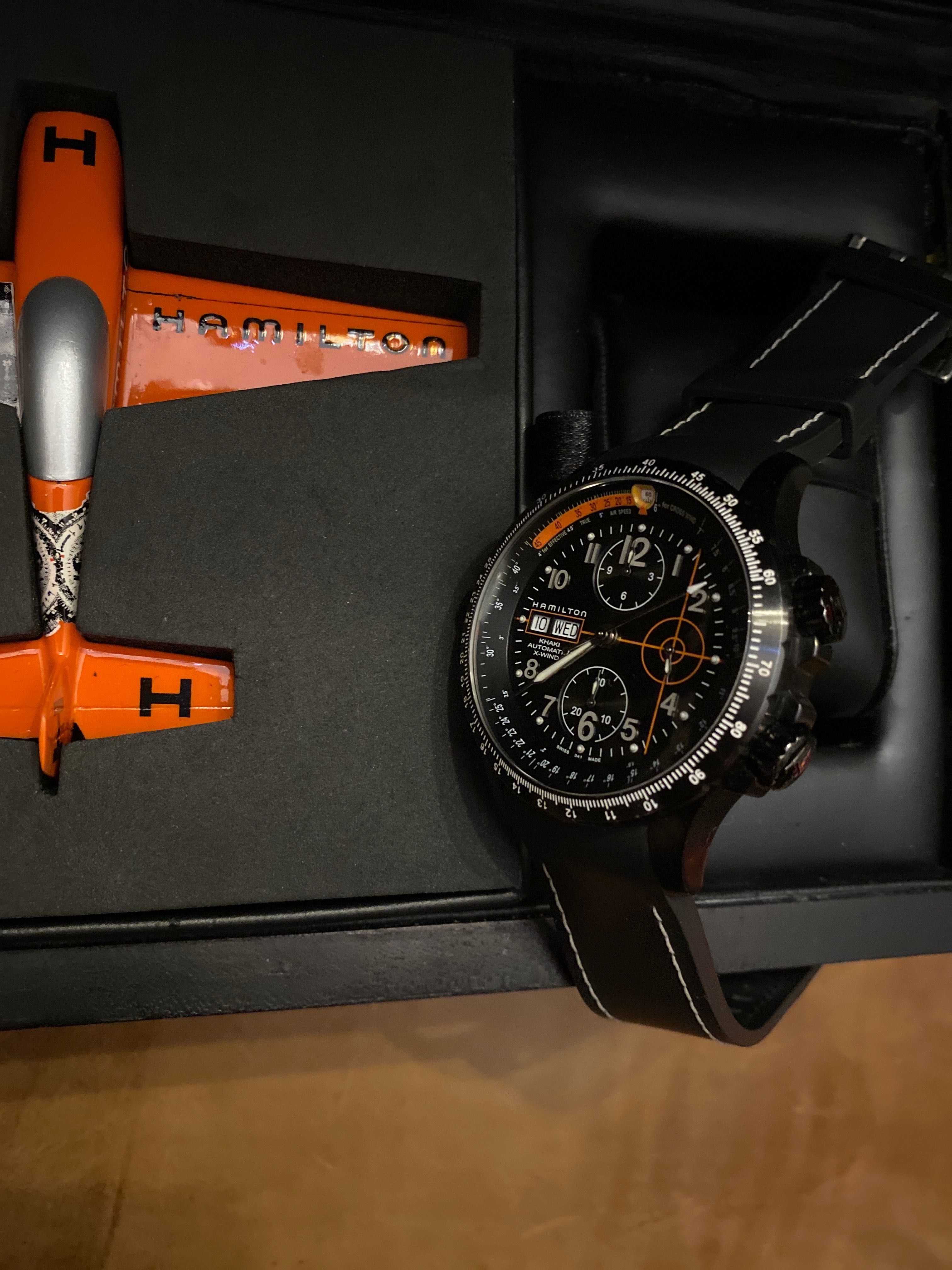 Relógio Hamilton Khaki X-Wind Automático edição Limitada n 1996 Novo