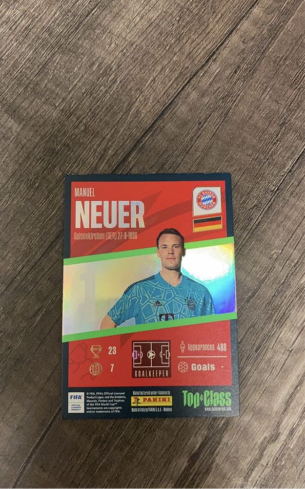 Top class 2023 winner 197 manuel Neuer