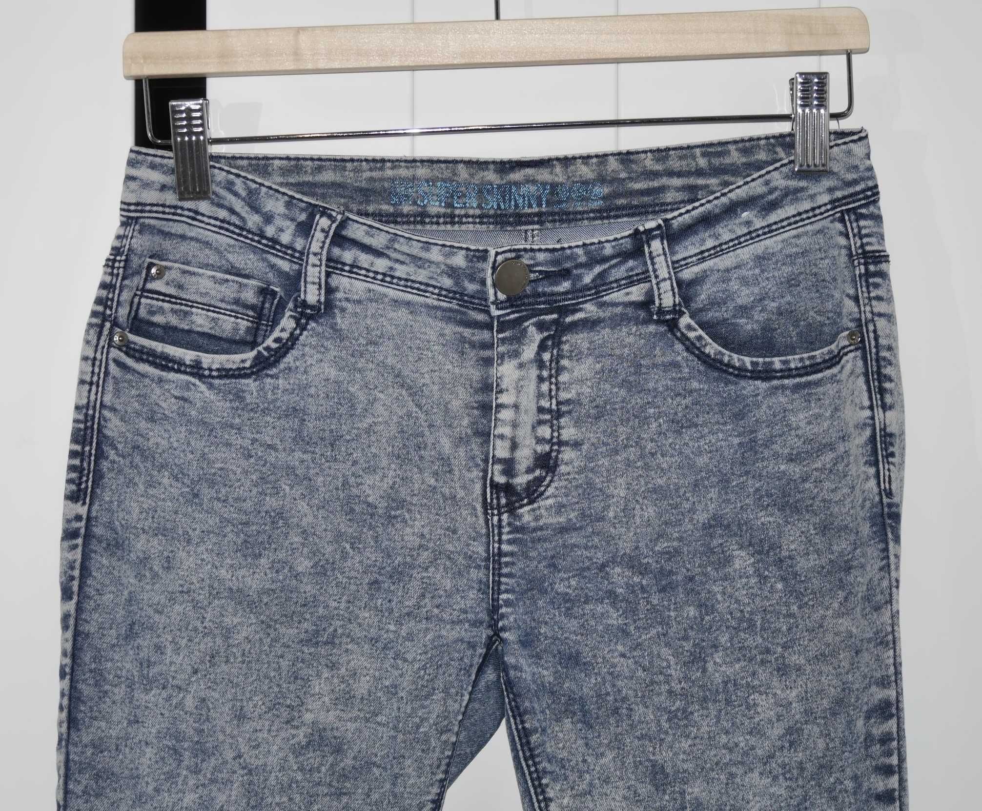 Denim CQ spodnie marmurkowe 36 S
