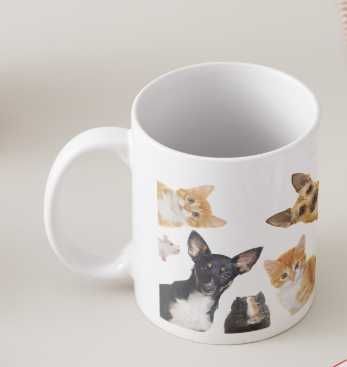 Kubek ozdobny z nadrukiem 300 ml