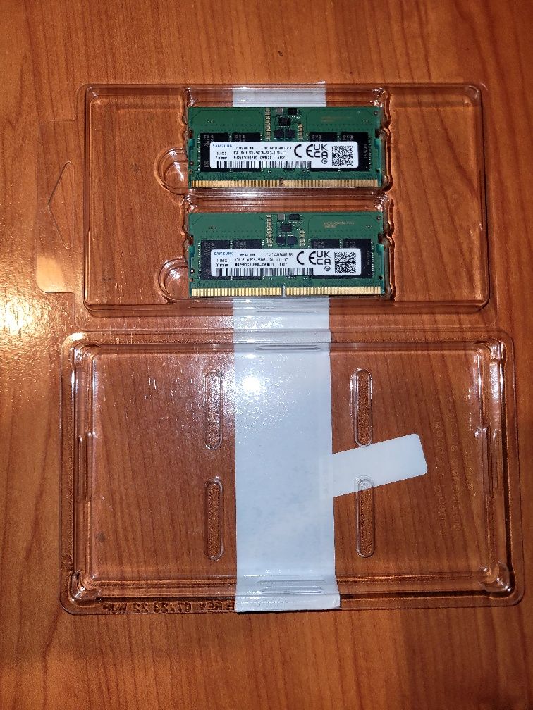 RAM Samsung DDR5 16 GB (8+8) SODIMM
