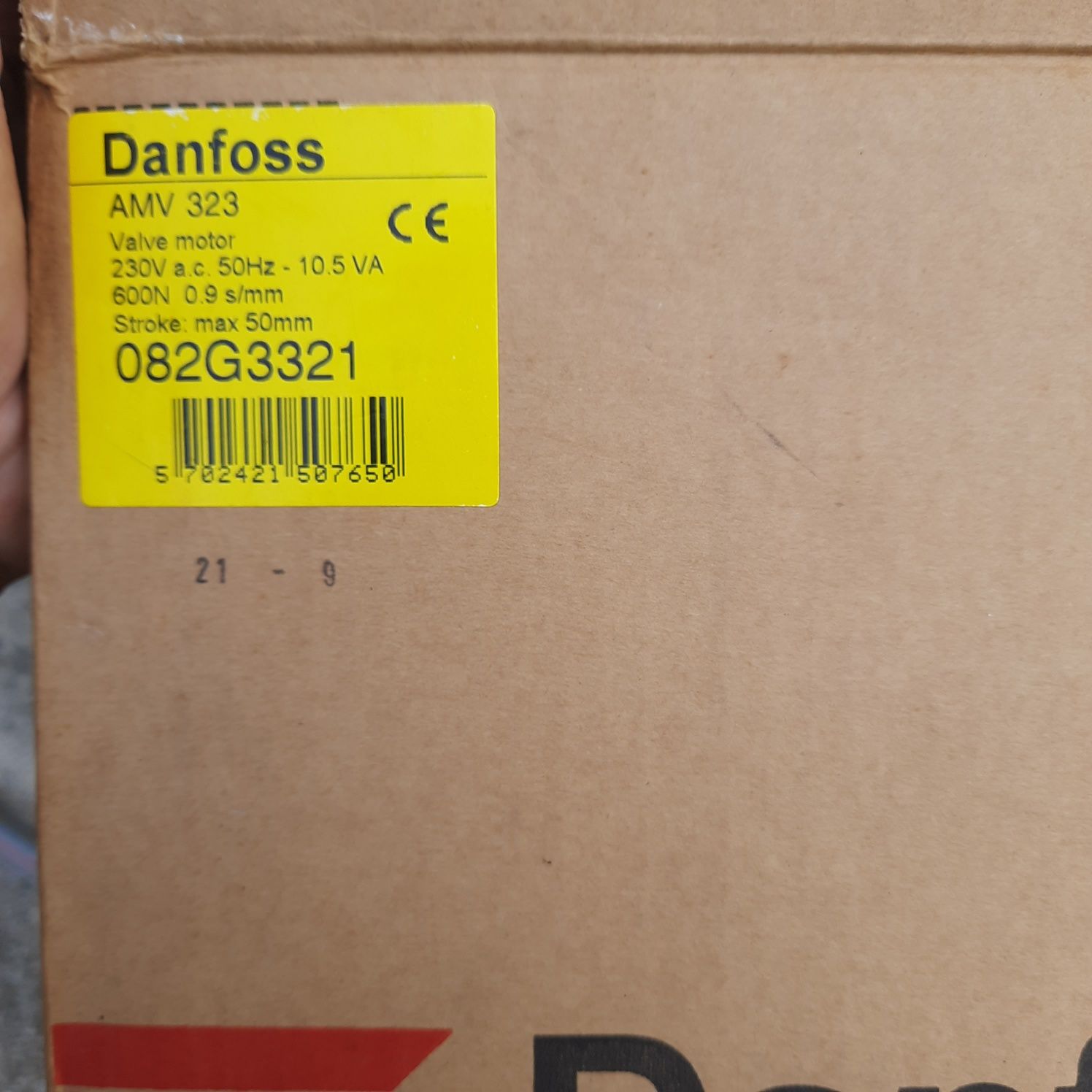 Automatyczny napęd zaworu, siłownik Danfoss AMV 323