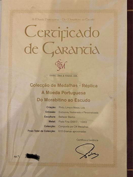 Colecao de 24 moedas Portuguesas prata fina 999,9 milesima