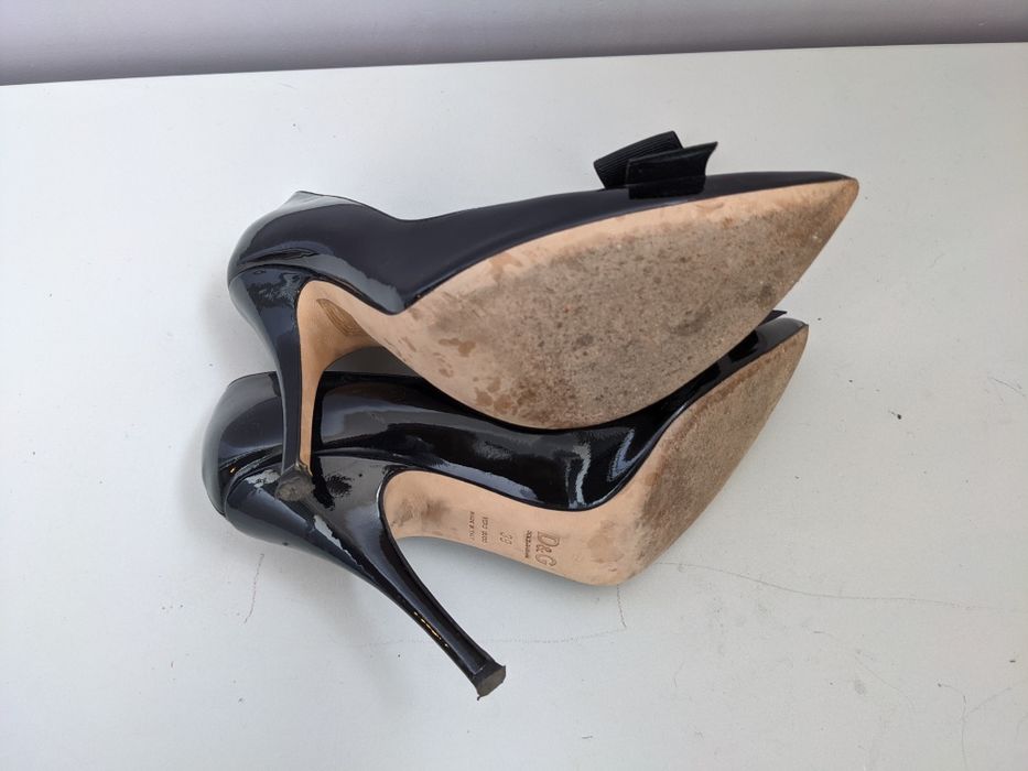 Туфлиі лаковані човники D&G (оригінал), р. 39