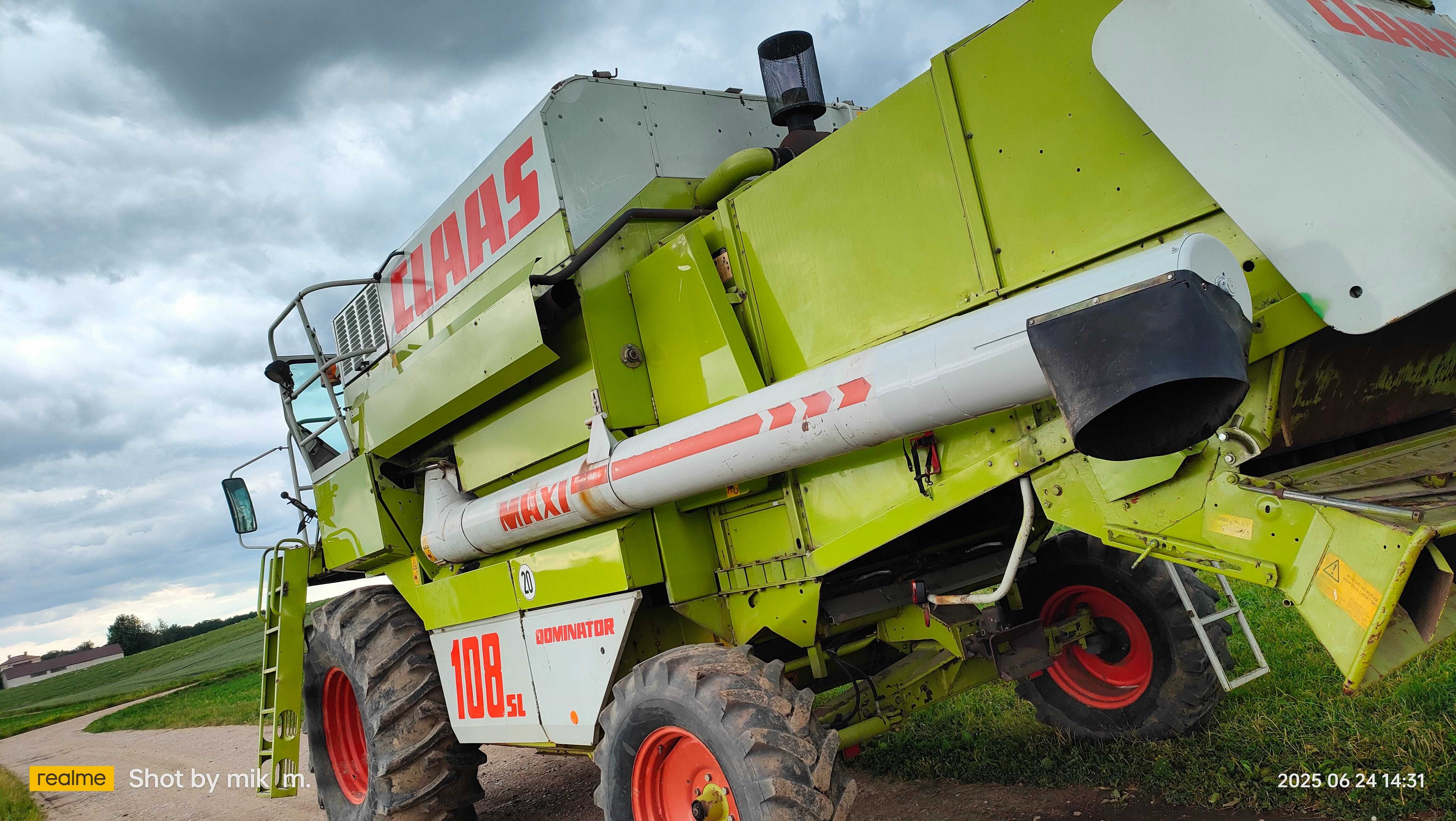 Kombajn żbozówy claas dominator 108 sl max