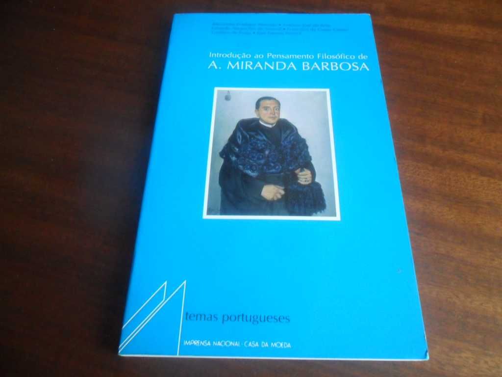 "Introdução ao Pensamento Filosófico de A. Miranda Barbosa" de Varios