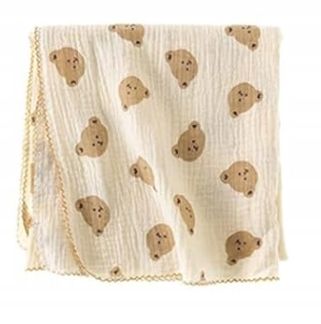 Przytulanka Pieluszka Miś Muślinowa Muślin 100X110