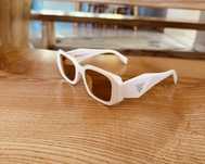 Okulary Prada Beżowe Nowe Unisex Wysylka Pobraniowa