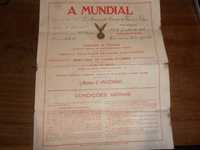 apólice seguro de incêndio- A MUNDIAL,1934