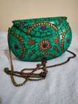 Bolsa marroquina da Sfera (em metal)