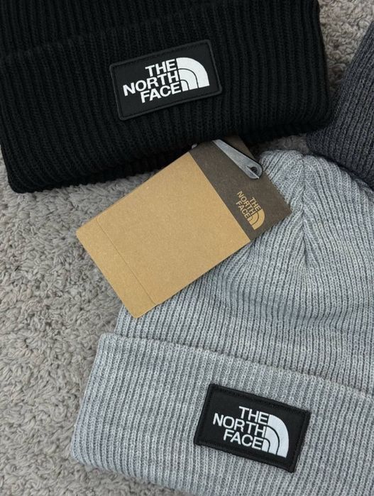 Czapka The North Face czarna zimowa męska damska