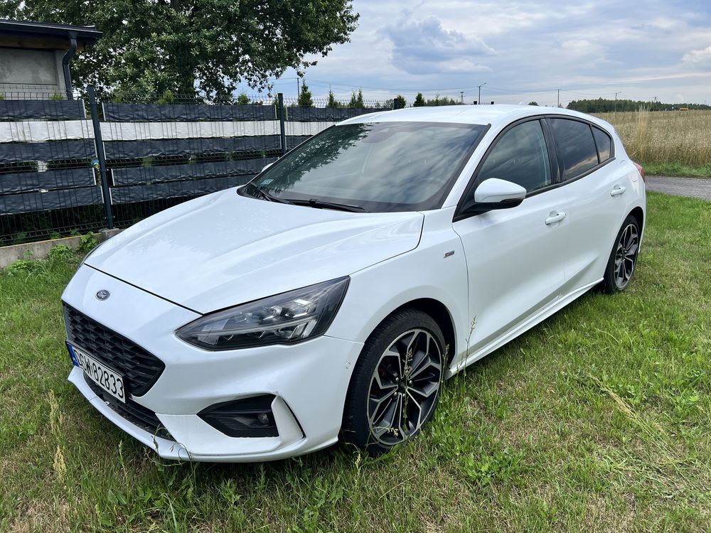 Ford Focus 1.5 Benzyna 2019r ST Line 68tys przebigu uszkodzony