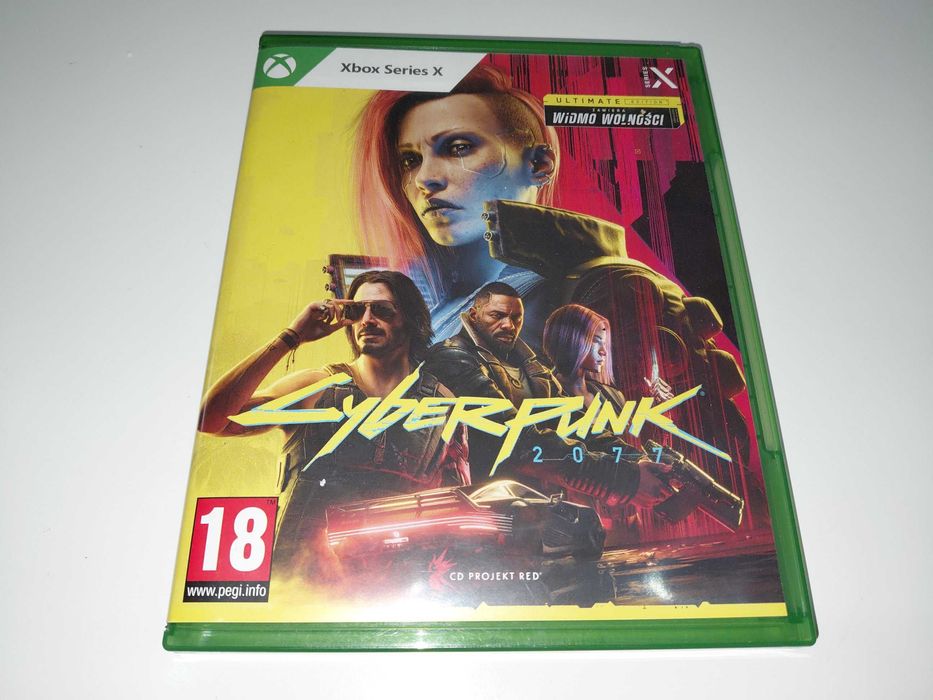 CYBERPUNK 2077 ultimate edition+PHANTOM LIBERTY polska nowa na płycie