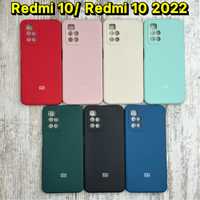 Чехол Silicone Cover на Xiaomi Redmi 10/ Redmi 10 2022. Прямые грани