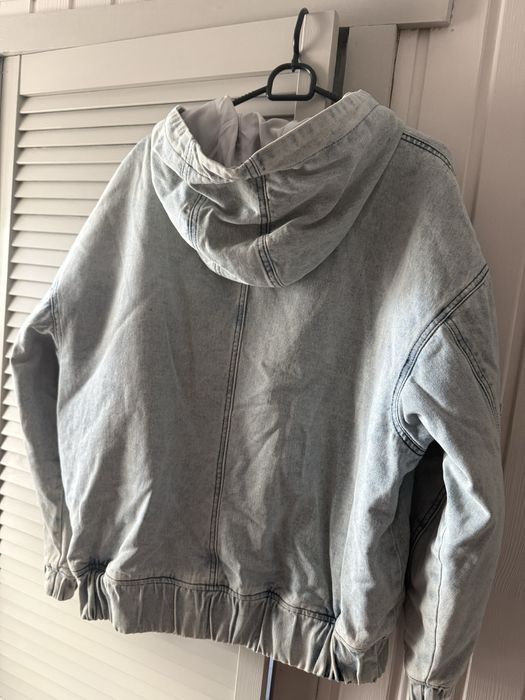 Джинсовый бомбер