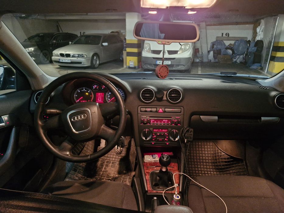 Audi a3 8p Sportback 1.9 TDI (140 KM] po mapie