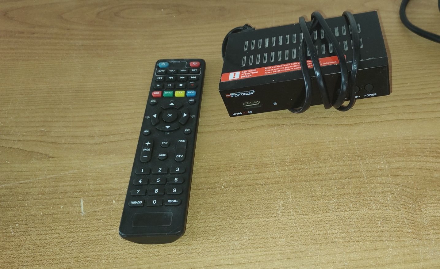 Antena kierunkowa technicombo telewizji naziemnej  dekoder dvbt2 pilot