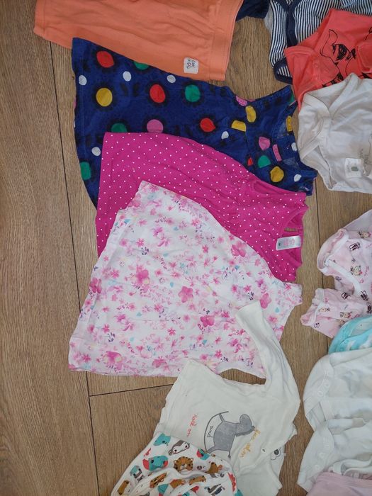 Mega paka ubrań, dziewczynka rozmiar 68