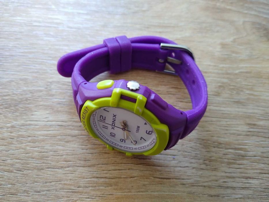 zegarek dziecięcy sportowy wodoszczelny XONIX - nie działa USZKODZONY