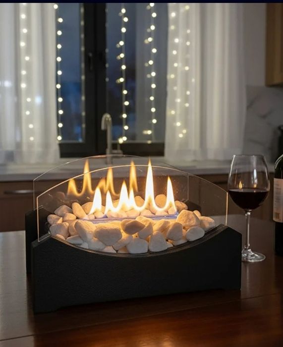 Біокамін настільний (новий) є живе відео