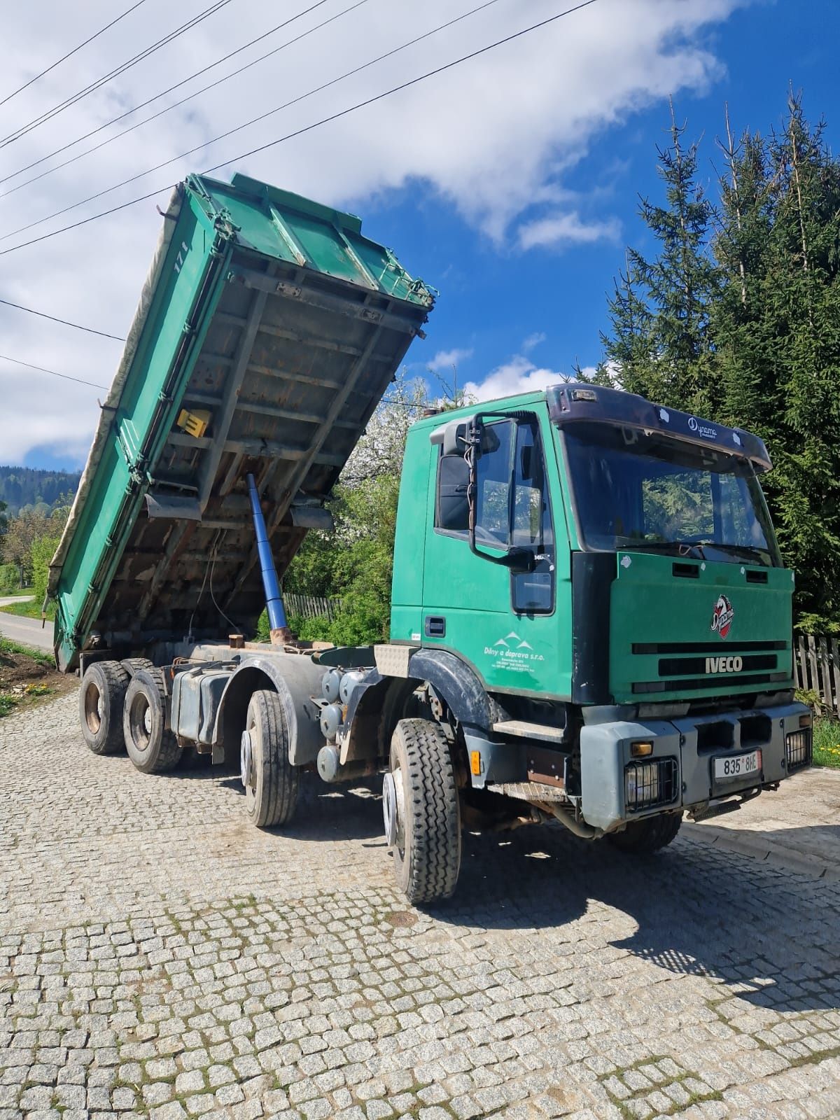 Iveco 8x4 wywrotka kipper trakker daf man eurotrakker 6x4 mp3