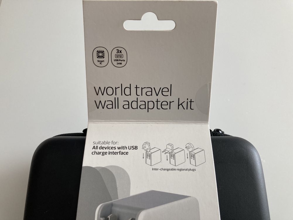 Adaptador Carregador de Viagem GOODIS USB universal NOVO