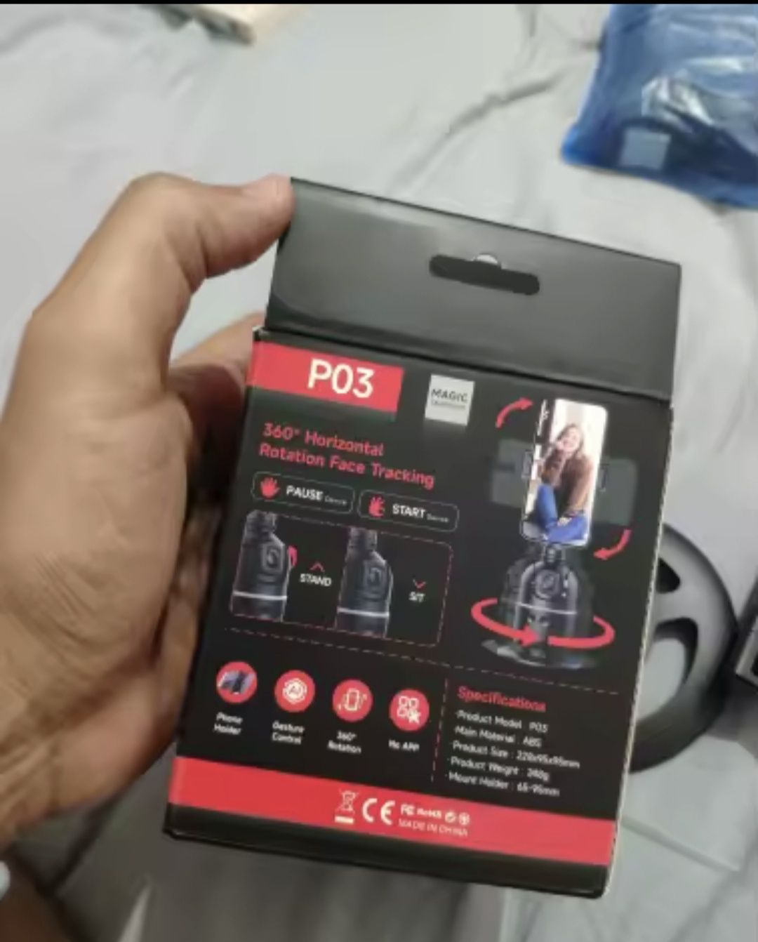Rotativo de fotos e vídeos para telemóvel