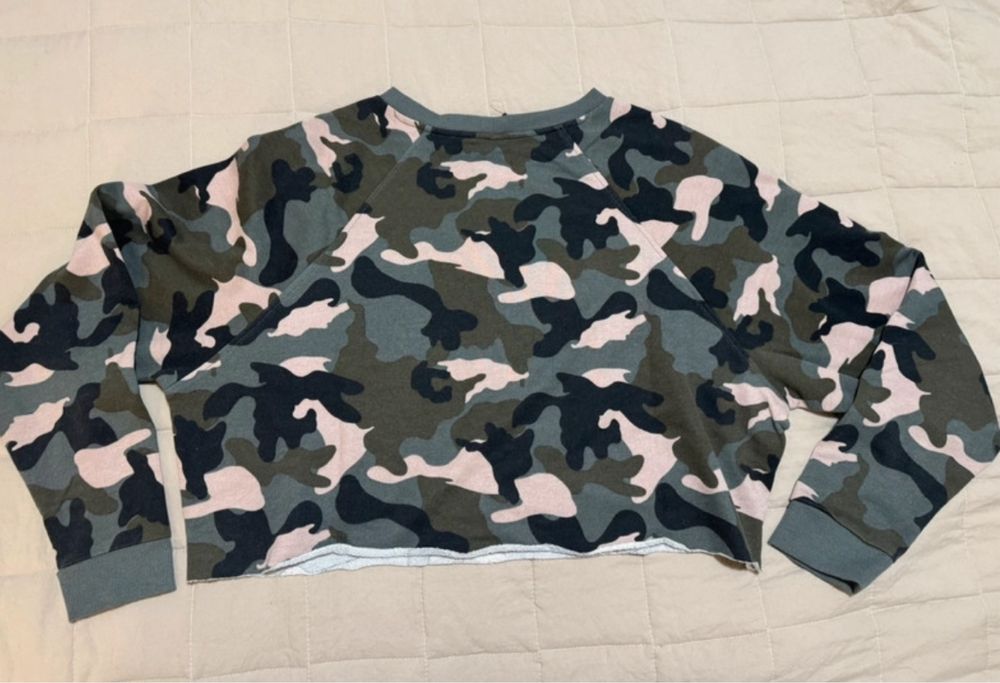 Bluza damska khaki H&M - oversize L
